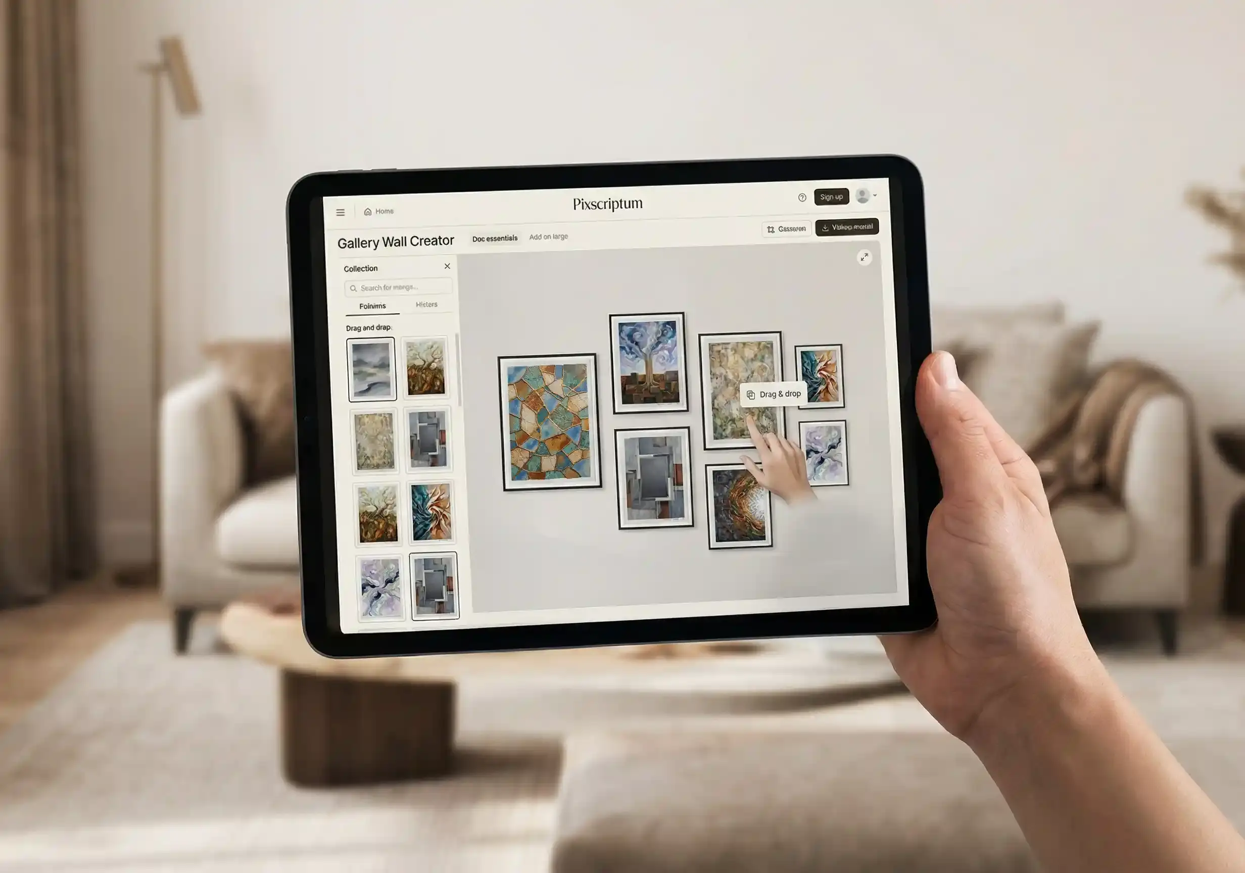 Gallery Wall Builder Preview
