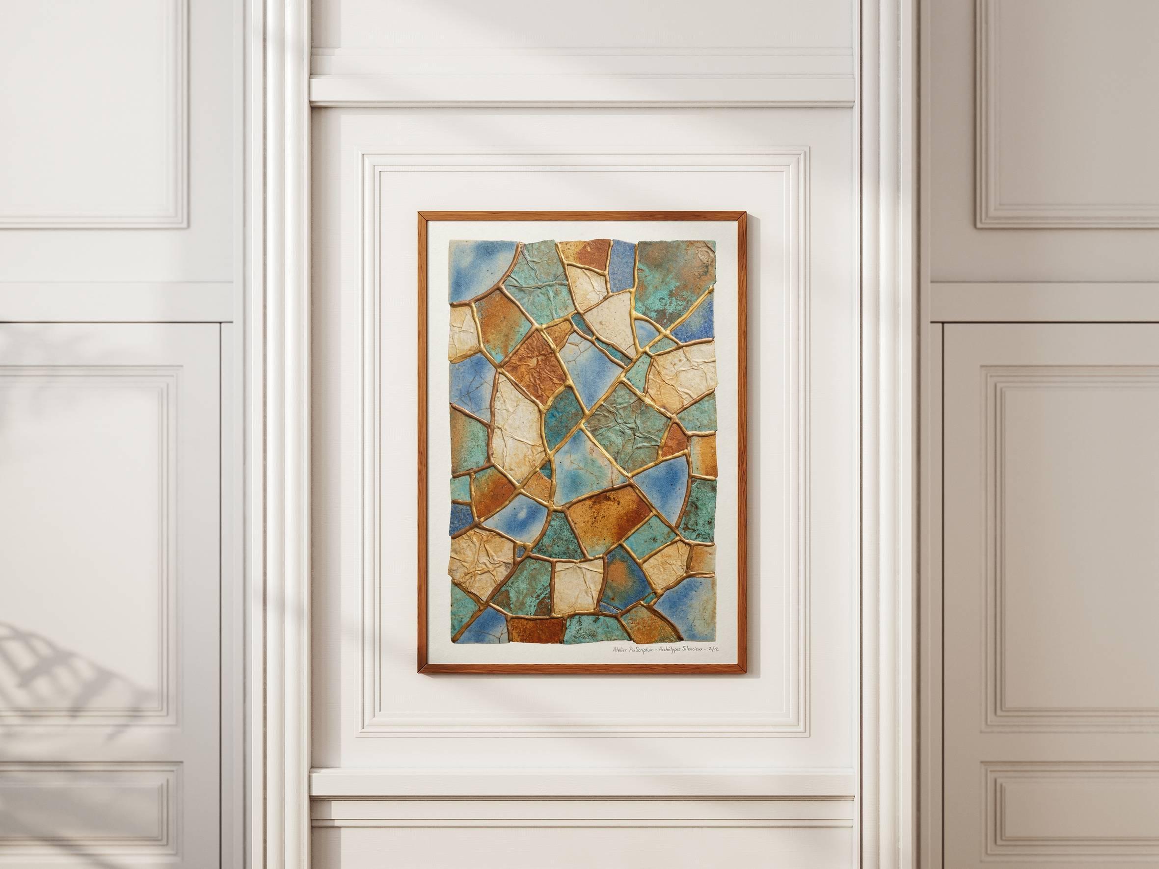 Silent Archetypes #2: Guardian of Fragments - Abstract Symbolism Wall Art Print view 8
