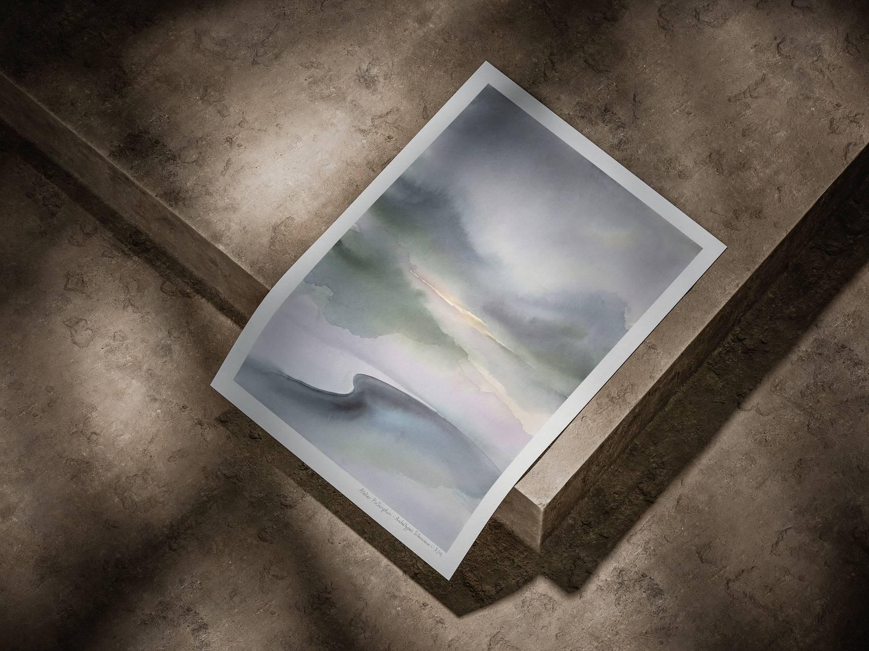 Silent Archetypes #5: Eve of the Unknown - Abstract Symbolism Wall Art Print view 3