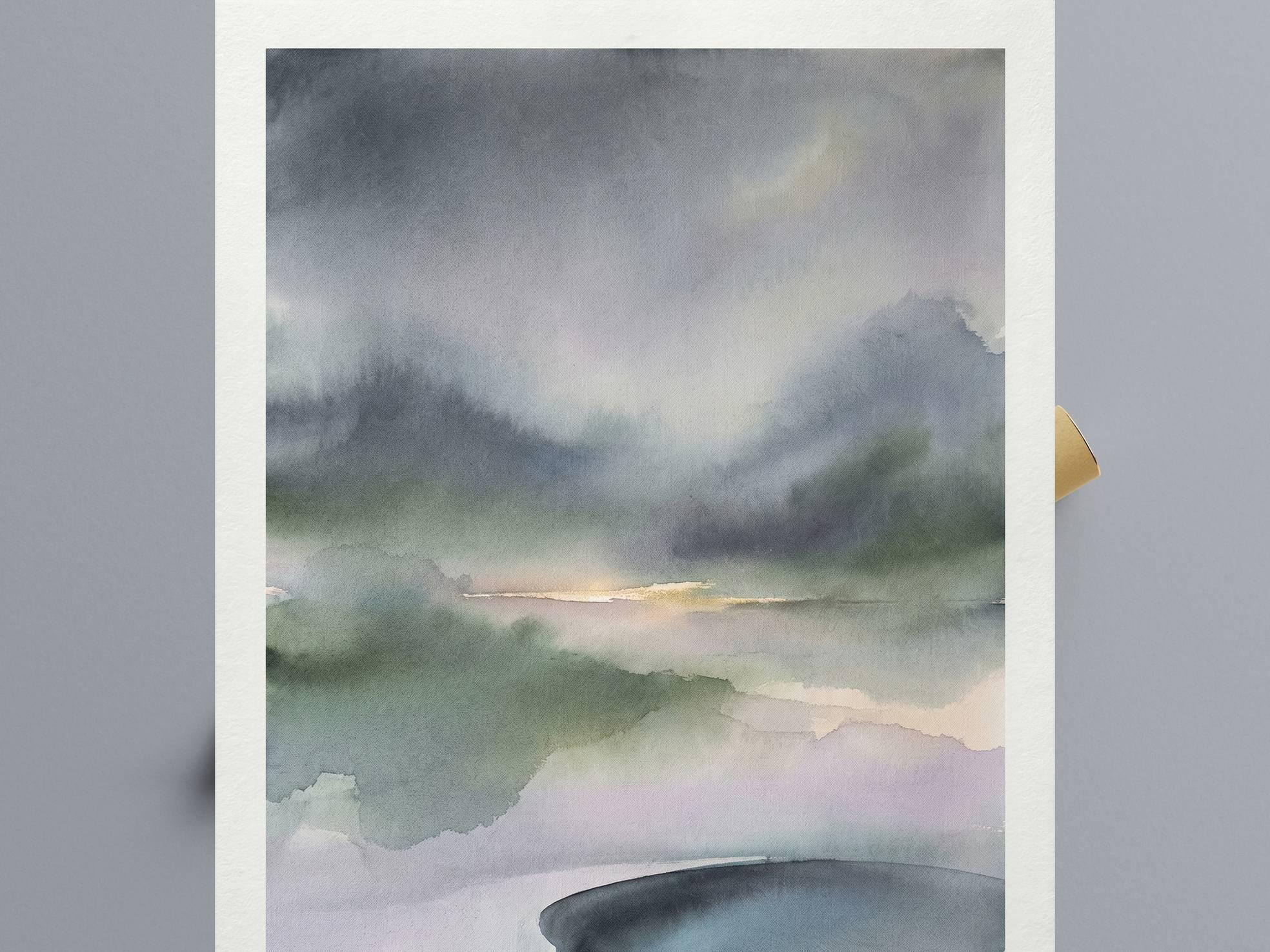 Silent Archetypes #5: Eve of the Unknown - Abstract Symbolism Wall Art Print view 4