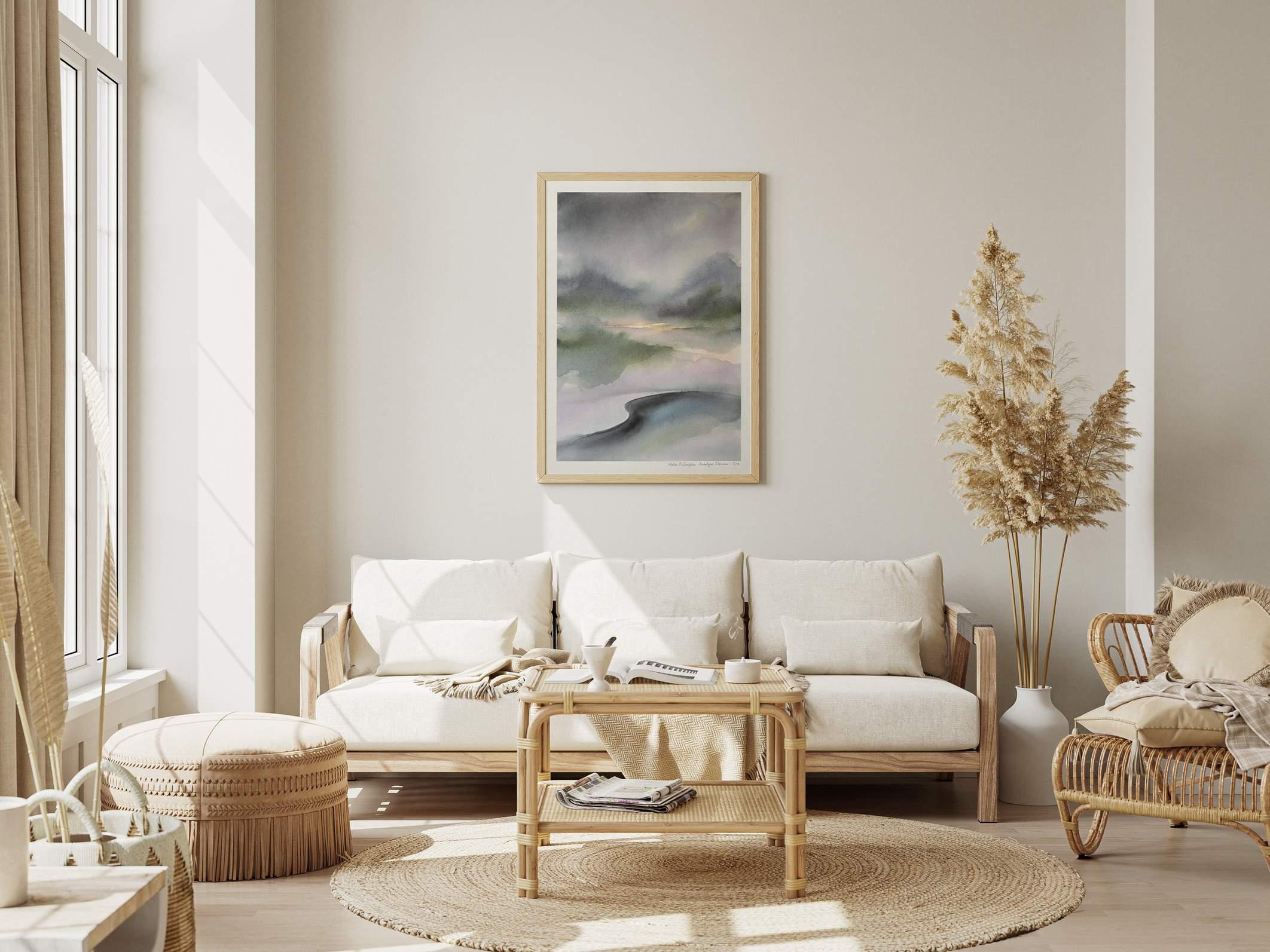 Silent Archetypes #5: Eve of the Unknown - Abstract Symbolism Wall Art Print view 7