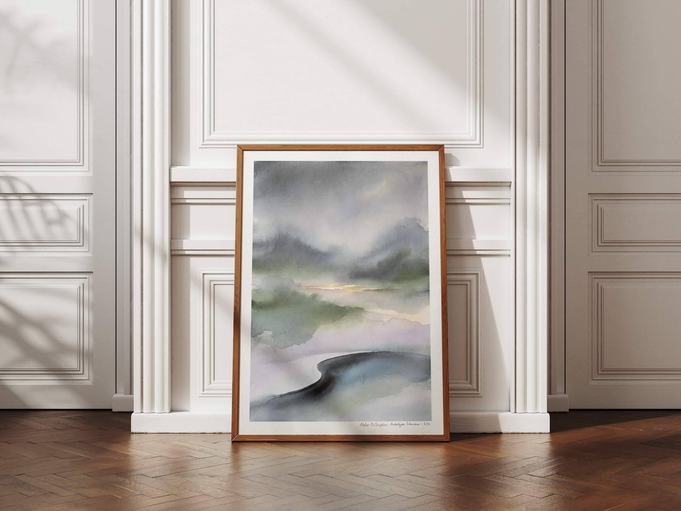 Silent Archetypes #5: Eve of the Unknown - Abstract Symbolism Wall Art Print view 9